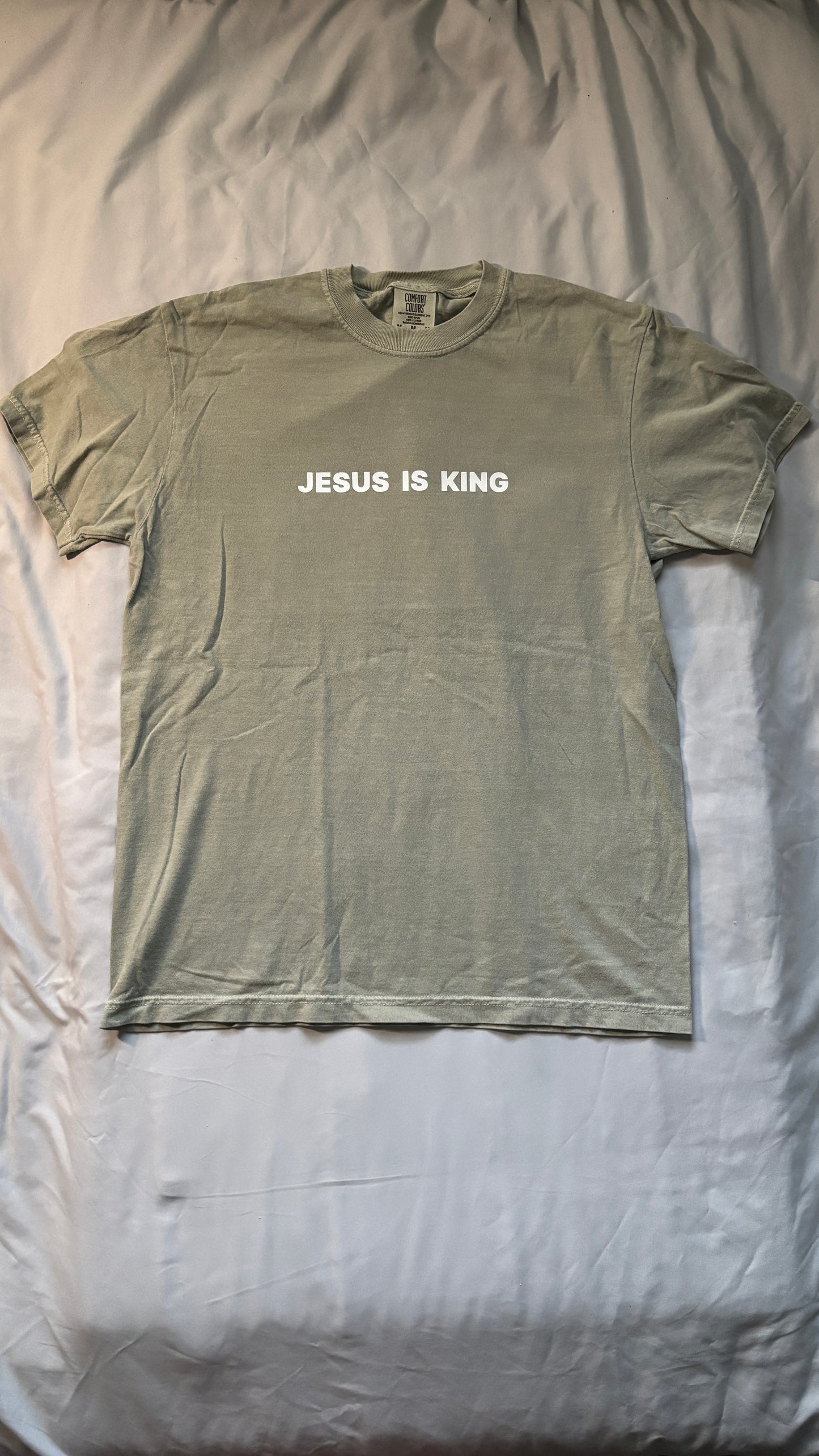 Jesus is King Letter Tee