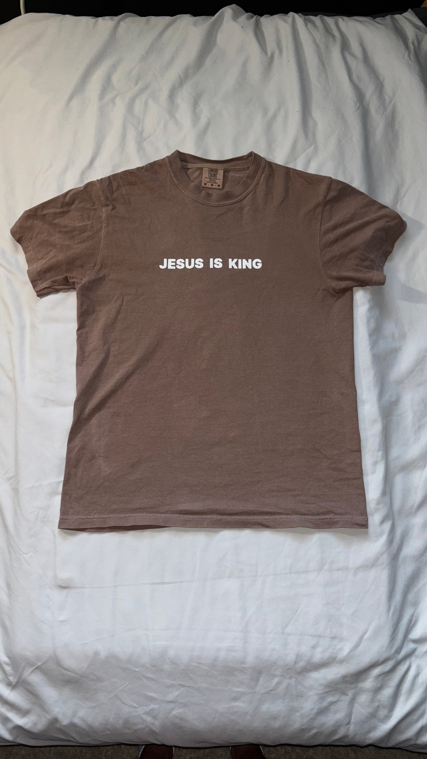 Jesus is King Letter Tee